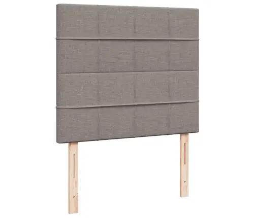 Osmanų Lovos Rėmas Su Čiužiniu, Taupe, 120X200cm Audinys