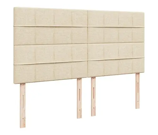 Ottomani Voodi Madratsiga, Kreemjas, 160X200 cm Kangas