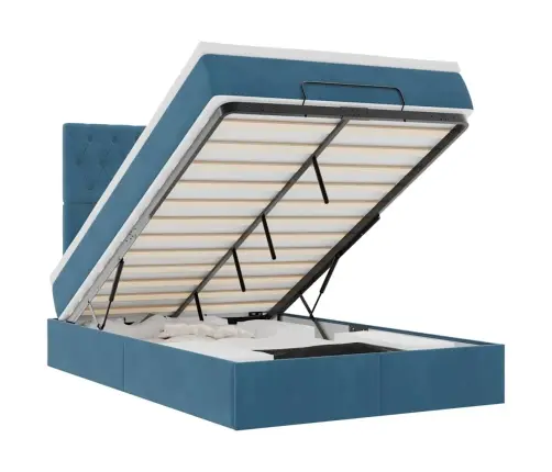 Osmaņu Gultas Rāmis Ar Matračiem Tumši Pelēks 120X190Cm Samts Vidaxl