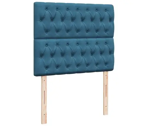 Osmaņu Gultas Rāmis Ar Matračiem Tumši Pelēks 120X190Cm Samts Vidaxl