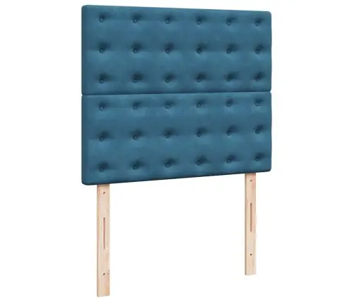 Osmaņu Gultas Rāmis Ar Matračiem Tumši Pelēks 120X190Cm Samts Vidaxl