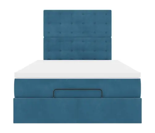 Osmaņu Gultas Rāmis Ar Matračiem Tumši Pelēks 120X190Cm Samts Vidaxl