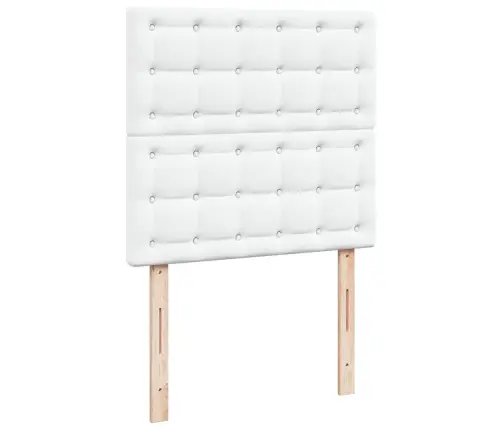 Osmaņu Gultas Rāmis Ar Matračiem Tīri Balts 200X200 Cm Vidaxl