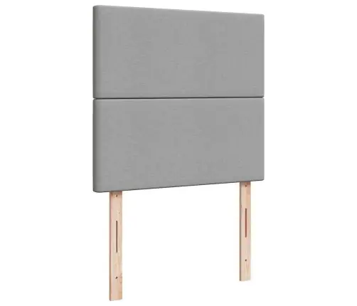 Ottomani Voodiraam Madratsitega, Helehall, 200X200cm Kangas