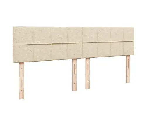 Osmanų Lovos Rėmas Su Čiužiniais, Kreminis, 200X200cm Audinys