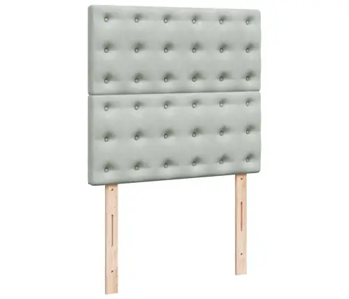 Osmaņu Gultas Rāmis Ar Matračiem Gaiši Pelēks 180X200Cm Audums Vidaxl Osmaņu Gultas Rāmis Ar Matračiem Gaiši Pelēks 180X200Cm Audums Vidaxl