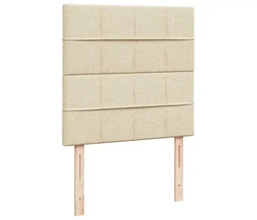 Osmaņu Gultas Rāmis Ar Matrača Krēma 100X200 Cm Audums Vidaxl