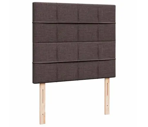 Osmaņu Gultas Rāmis Ar Matrača Tumši Pelēks 120X190 Cm Audums Vidaxl