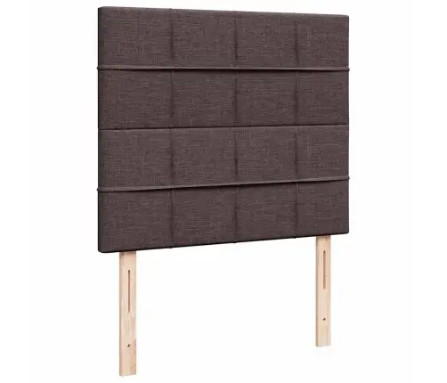 Osmaņu Gultas Rāmis Ar Matrača Tumši Pelēks 120X200 Cm Audums Vidaxl