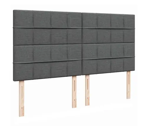 Ottomani Voodiraam Madratsiga, Tumehall, 160X200 cm Kangas