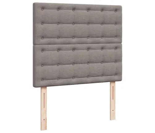 Osmanų Lovos Rėmas Su Čiužiniu, Taupe, 120X200cm Audinys