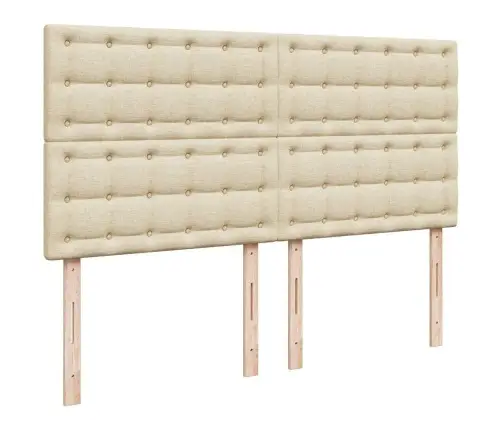 Osmanų Lova Su Čiužiniu Ir Led Kreminiu 180X200 Cm Audiniu