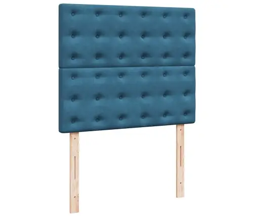 Osmaņu Gultas Rāmis Ar Matračiem Tumši Pelēks 120X200 Cm Samts Vidaxl