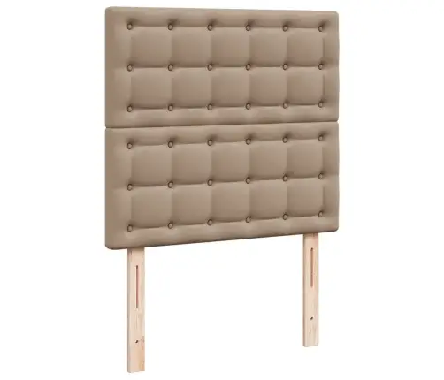 Osmaņu Gultas Rāmis Ar Matračiem Kapučīno 200X200Cm Vidaxl