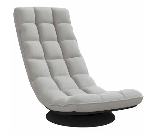 Grozāms Grīdas Krēsls, Mākonis Pelēks, 70X51X79 Cm, Audums Vidaxl