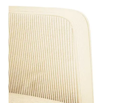 Dīvāna Krēsls Ar Roku Balstiem Krēmkrāsas 54 Cm Velveta Audums Vidaxl