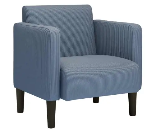 Diivantool Käetugedega, Sinine, 54 cm Velvetist Kangas