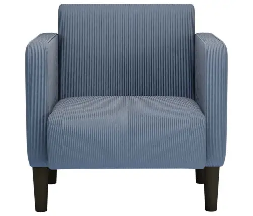 Diivantool Käetugedega, Sinine, 54 cm Velvetist Kangas