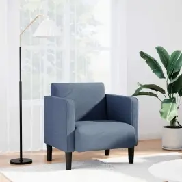 Dīvāna Krēsls Ar Roku Balstiem, Zils, 54 Cm, Velveta Audums Vidaxl Dīvāna Krēsls Ar Roku Balstiem, Zils, 54 Cm, Velveta Audums Vidaxl