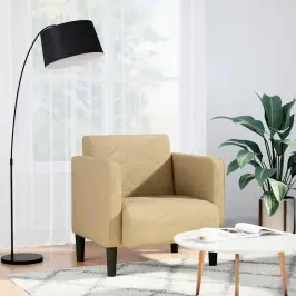 Diivantool Käetugedega, Hallikasroheline, 54 Cm