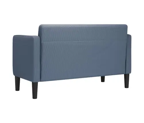 Loveseat Dīvāns, Zils, 109 Cm, Velveta Audums Vidaxl