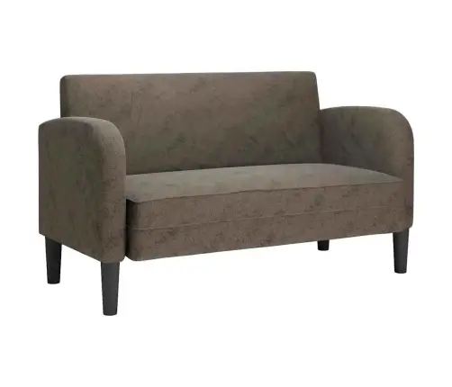 Loveseat Dīvāns, Tumši Pelēks, 110 Cm, Mākslīgā Āda Vidaxl