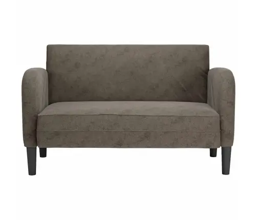Loveseat Dīvāns, Tumši Pelēks, 110 Cm, Mākslīgā Āda Vidaxl
