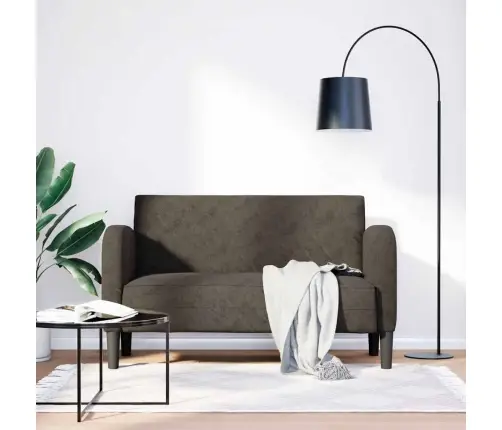 Loveseat Dīvāns, Tumši Pelēks, 110 Cm, Mākslīgā Āda Vidaxl