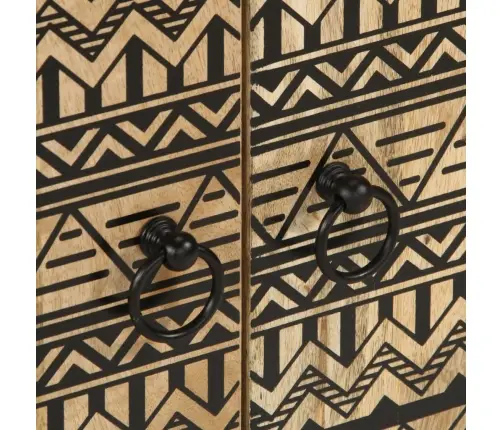 Vonios Kambario Spintelė Praustuvui, Juoda, 62X33X58cm Mango