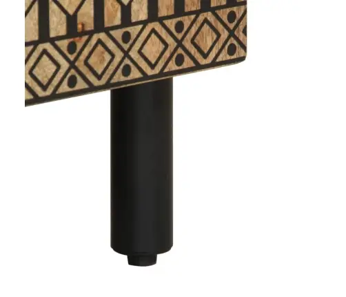 Vonios Kambario Spintelė Praustuvui, Juoda, 62X33X58cm Mango