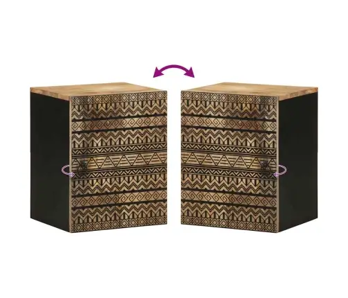 Vannas Istabas Piekarināmais Skapis Melns 38X33,5X48 Cm Vidaxl