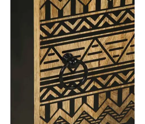 Vannitoa Kapp 38X33,5X58 Cm Täispuidust Mango