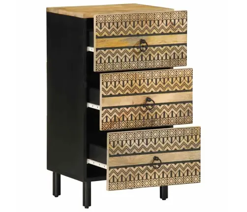 Puhvetkapp 40X33,5X75 Cm Täispuidust Mango