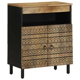 Puhvetkapp 60X33,5X75 Cm Täispuidust Mango