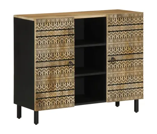 Puhvetkapp 90X33,5X75 Cm Täispuidust Mango