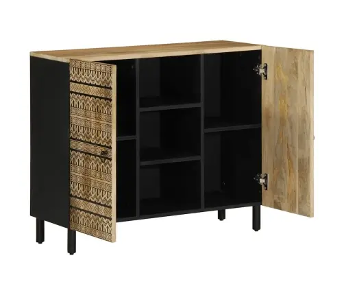 Puhvetkapp 90X33,5X75 Cm Täispuidust Mango