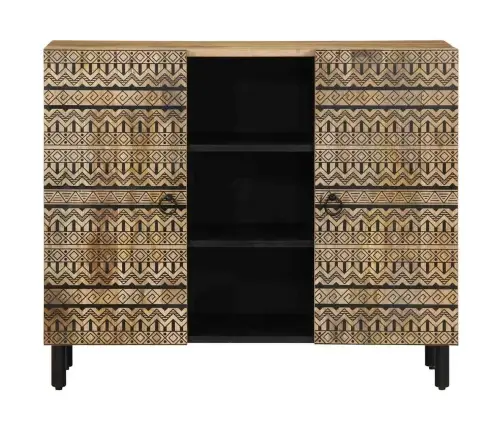 Puhvetkapp 90X33,5X75 Cm Täispuidust Mango