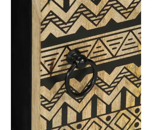 Puhvetkapp 90X33,5X75 Cm Täispuidust Mango