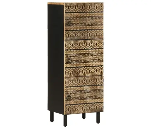 Komoda, 40X33,5X110 cm Neapdorotas Mango Medienos Masyvas