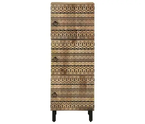 Komoda, 40X33,5X110 cm Neapdorotas Mango Medienos Masyvas