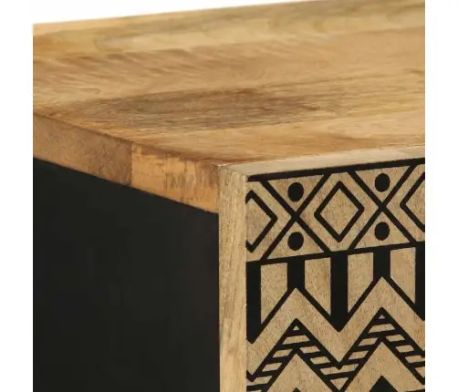 Komoda, 40X33,5X110 cm Neapdorotas Mango Medienos Masyvas