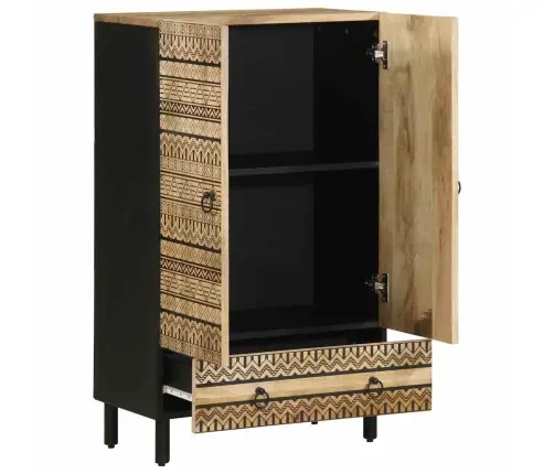 Highboard 60X33,5X100 Cm Täispuidust Mango