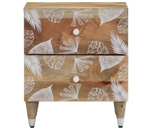 Naktsskapītis 40X33,5X46 Cm Masīvkoka Mango Vidaxl