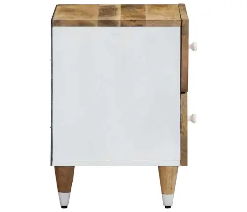 Naktsskapītis 40X33,5X46 Cm Masīvkoka Mango Vidaxl