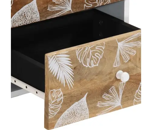 Naktsskapītis 40X33,5X46 Cm Masīvkoka Mango Vidaxl