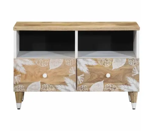 Televizoriaus Spintelė 70X33,5X46 Cm Masyvo Mango