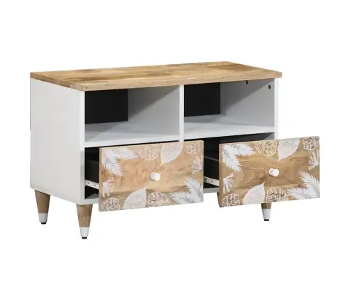 Televizoriaus Spintelė 70X33,5X46 Cm Masyvo Mango