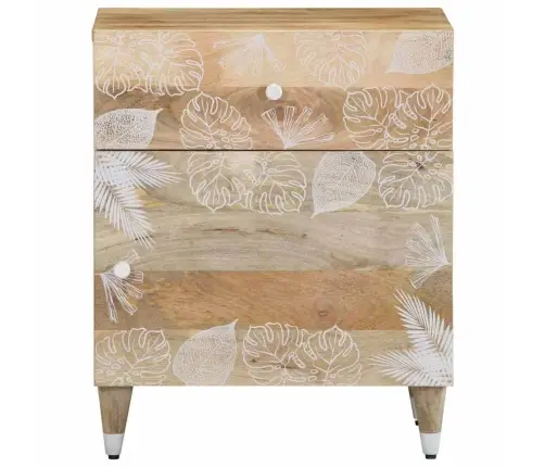 Naktsskapītis, 50X33X60 Cm, Mango Masīvkoks Vidaxl