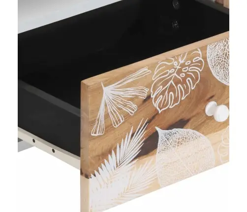 Televizoriaus Spintelė 105X33,5X46 Cm Masyvo Medžio Mango