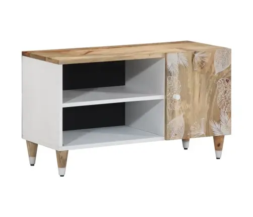 Tv Skapītis, 80X31,5X46 Cm, Mango Masīvkoks Vidaxl